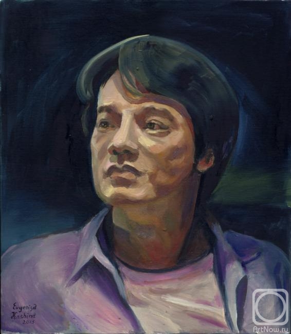 Kashina Eugeniya. Taiwanese. Man's portrait