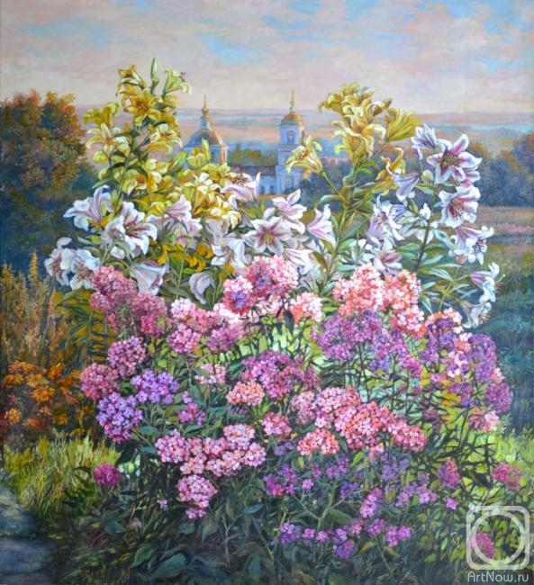 Panov Eduard. Flowers in the garden