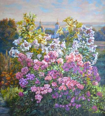Flowers in the garden. Panov Eduard