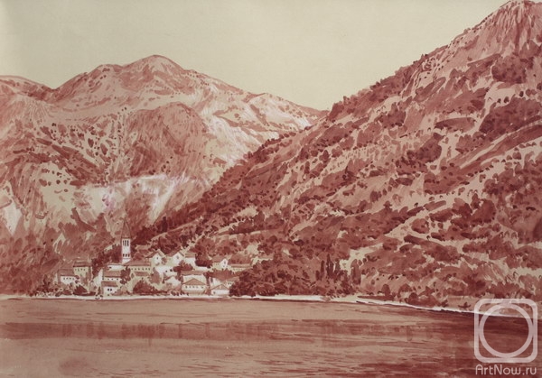 Kiryanova Victoria. Montenegro. Panorama of Perast