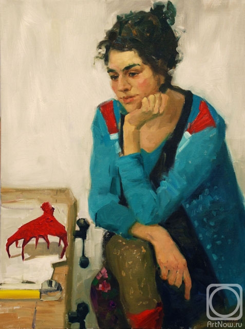 Kolobova Margarita. Nuria (a portrait of a sculptor)