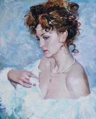 The woman in the white (Fair Hair). Simonova Olga