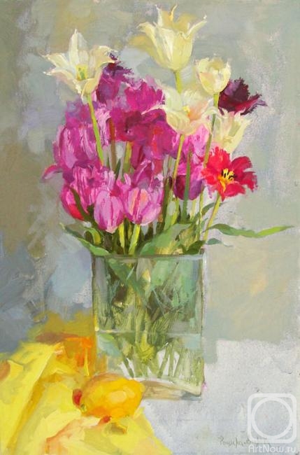 Roshina-Iegorova Oksana. Bouquet of tulips