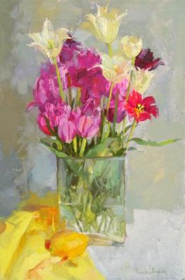 Bouquet of tulips. Roshina-Iegorova Oksana