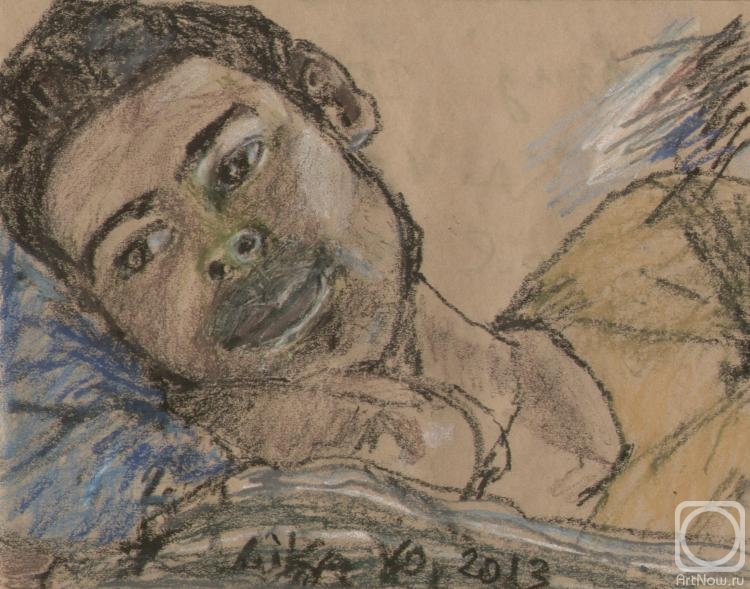 Volchek Lika. Aziz on the train