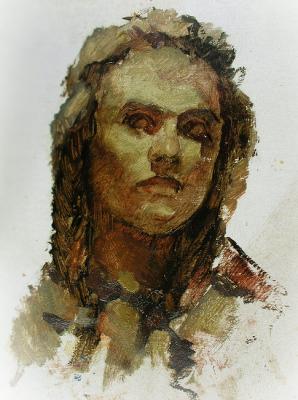 Oil portrait (Krupennikov Egor). Krupennikov Egor