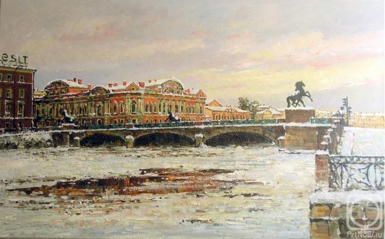Malykh Evgeny. St.Petersburg. The view on the Anichkov bridge