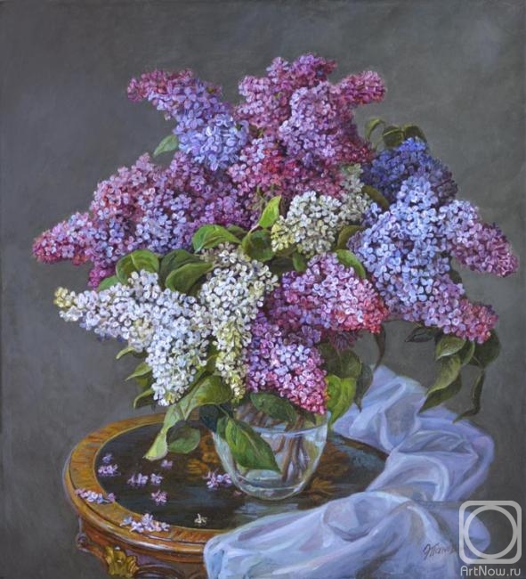 Panov Eduard. Lilac on the table