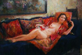 On the couch. Sviridov Sergey