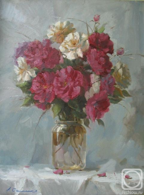 Osipenko Alexander. Bouquet of peonies