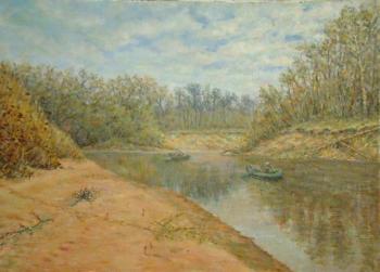River Samarium by springtime (Water Tourism). Lukashov Vladimir