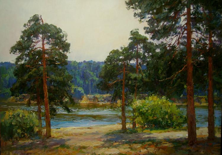 Sviridov Sergey. Summer in the park