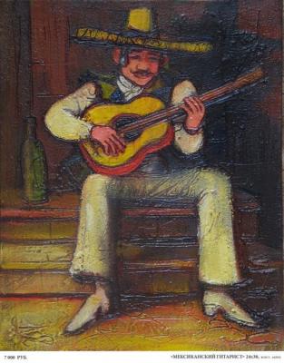 Mexican guitarist (Tequila Bottle). Machaladze Lery