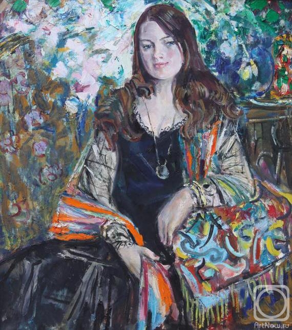 Zhinkina Larisa. Portrait of a Girl