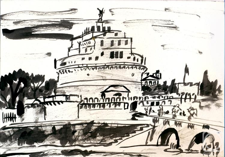 Karaceva Galina. Rome. Castel Sant'Angelo