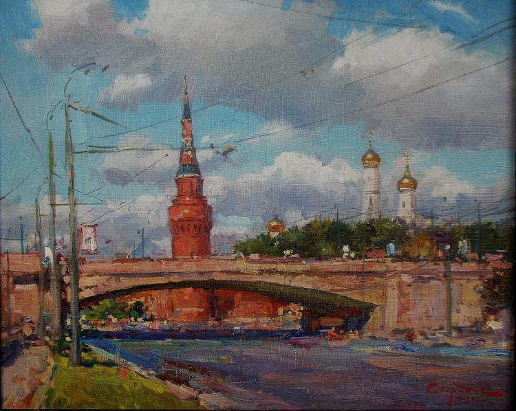 Sviridov Sergey. View of the Kremlin