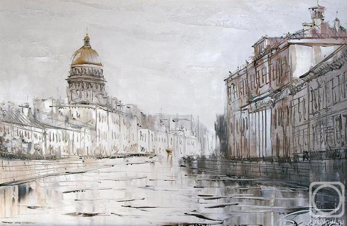 Boyko Evgeny. Petersburg. View from the river
