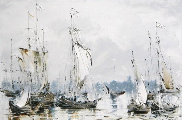 Boyko Evgeny. White sails
