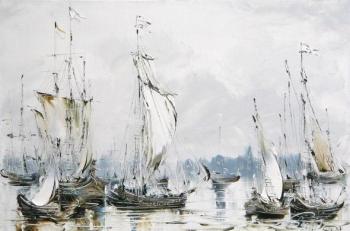 White sails. Boyko Evgeny