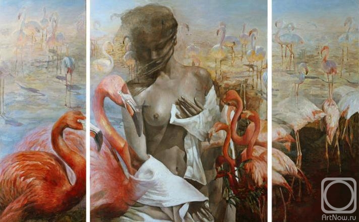 Podgaevskaya Marina. Pleasant conversation (triptych)