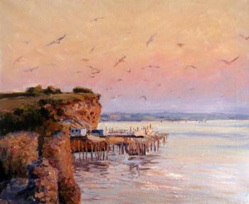 Sunset at Talmont-sur-Gironde. From the series A Journey through France