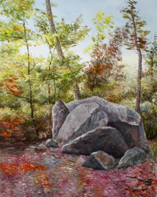 Landscape with stones. Volosov Vladmir