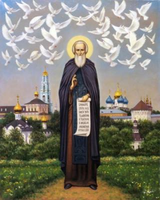 Saint Sergius, pray to God for us