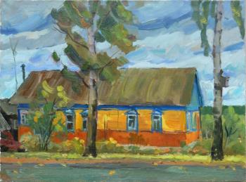 The yellow house the Wind. Arepyev Vladimir