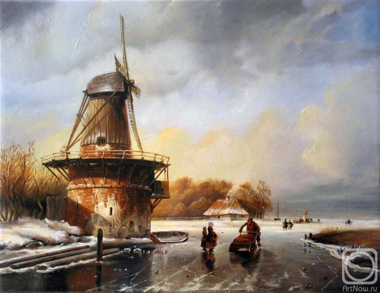 Khodchenko Valeriy. Winter landscape. Andreas Helfhout