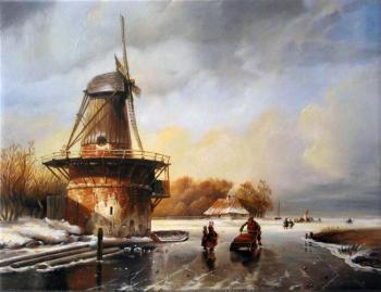 Winter landscape. Andreas Helfhout