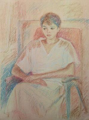 unfinished portrait. Gaganov Alexander