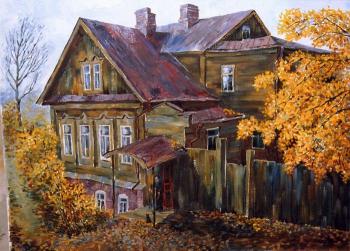 Old house on the descent. Yousupova Alsou