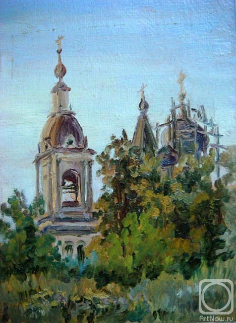 Lazarev Dmitry. Church in Rostov Velikiy city (etude)