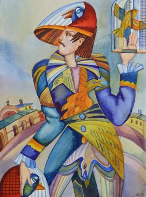 Series "City Freaks", Bird Catcher. Naletova Olga
