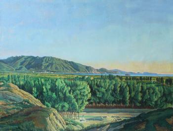 View from Pompeii on Castellammare (copy of the painting by A. Ivanov). Ilin Aleksandr