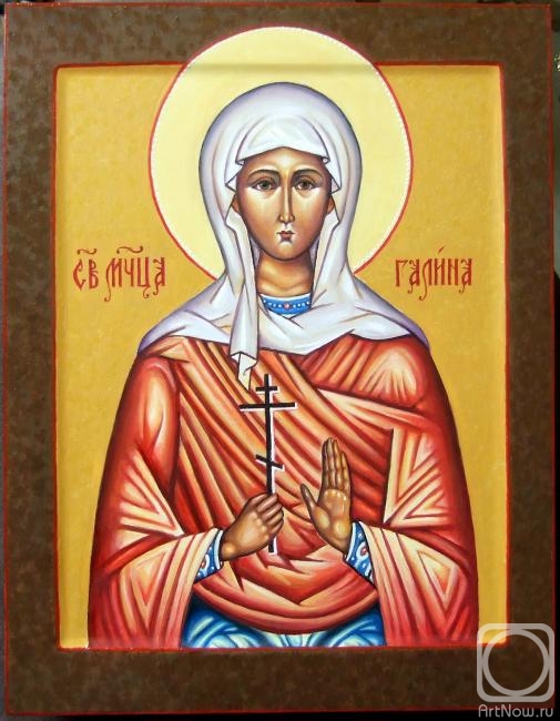 Schernego Roman. Holy Martyr Galina of Corinth