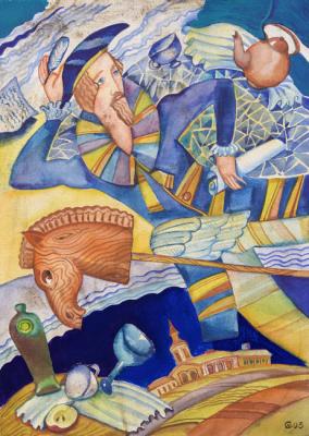 Series "Urban Freaks", "Pegasus feather". Naletova Olga