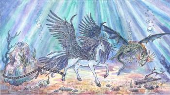 Akbuzat in captivity