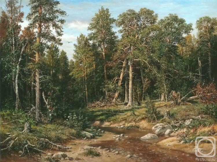Borisova Irina. Pine forest. Mast forest in Vyatka province