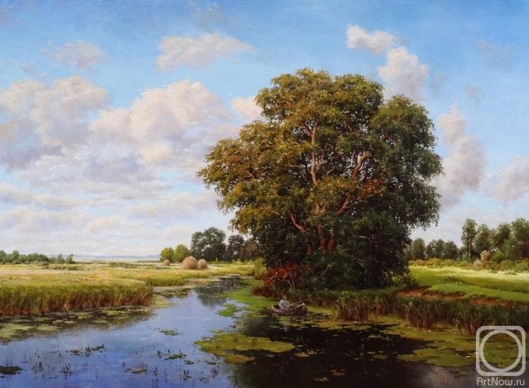 Borisova Irina. Landscape with a swamp
