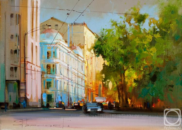 Shalaev Alexey. Tverskoy Boulevard. Green Boulevard at Nikitsky Gate