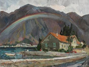 Rainbow in the mountains. Zhukova Juliya