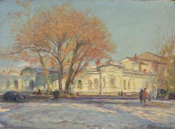 Tashkent winter, Gogol Street. Petrov Vladimir
