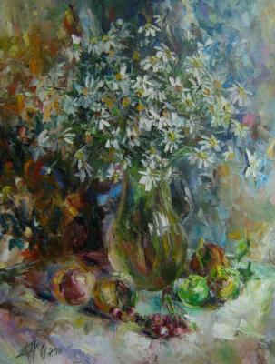 Daisies with fruit. Kruglova Irina