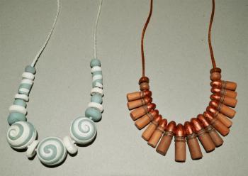Striped and Pulki beads. Taran Irina