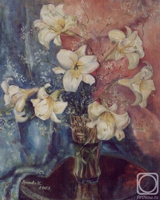 Kruglova Irina. White lilies