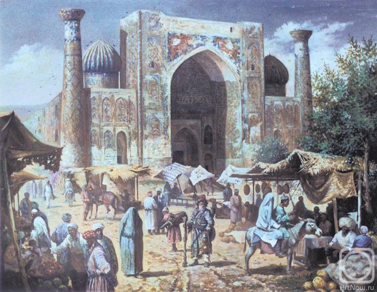 Khayrudinov Anvar. Samarkand. Sher-Dor Madrasah