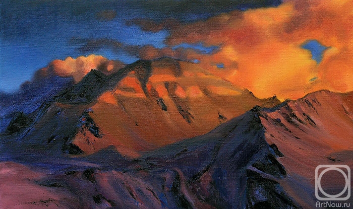 Myasnikova Tatyana. Red sunset