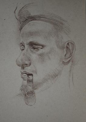 Portrait of Oleg Topalange (). Kozlov Peter