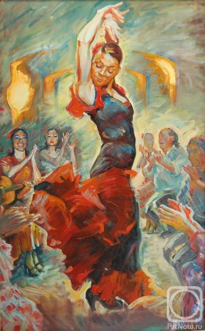 Dobrovolskaya Gayane. Flamenko, Spanish Dance